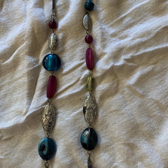 Multicoloured beaded necklace - Picture 4 of 5